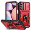 For Samsung Galaxy A15 4G/5G Case TPU+PC Slide Camshield Kickstand Phone Cover