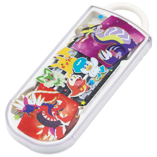Skater Trio Set Chopsticks Spoon Fork Pokemon 23N Children's Antibacterial Made in Japan TACC2AG-A