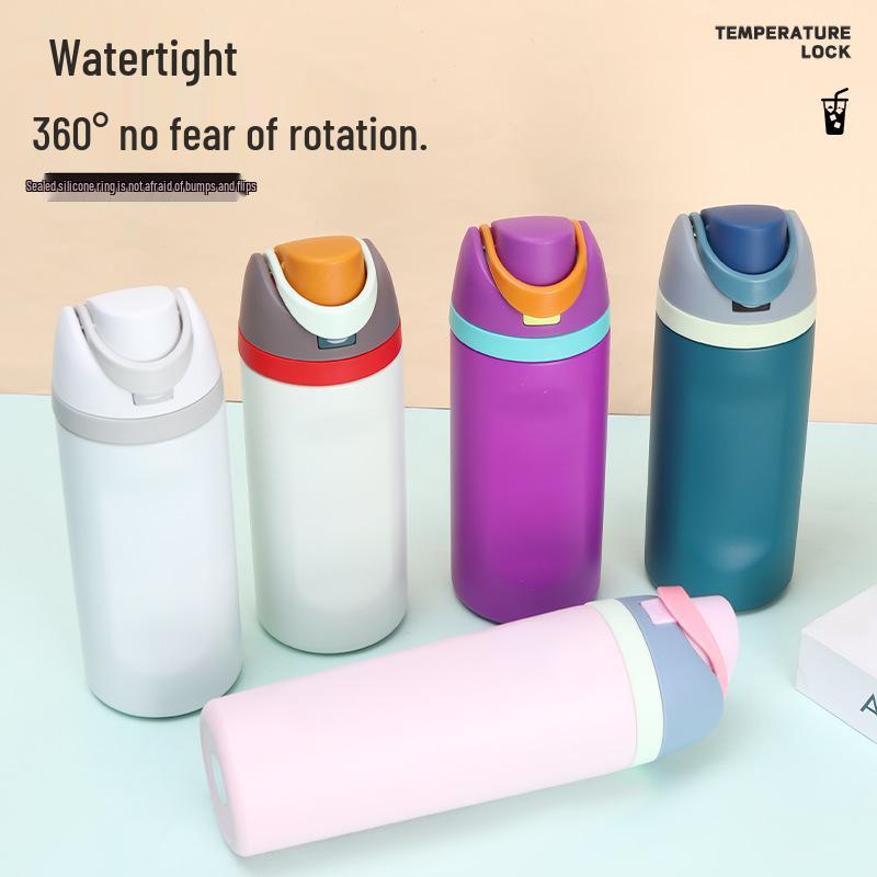 Double-Walled Stainless Steel Insulated Fruit Cup & Sports Water Bottle