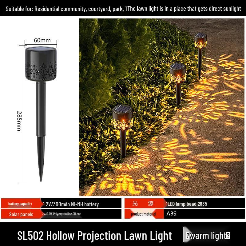 Waterproof Solar Yard and Lawn Decorative Lights for Outdoor Garden and Villa Arrangement