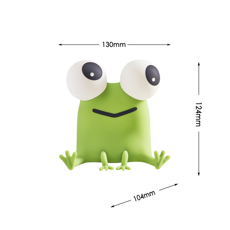

USB Перезаряжаемый Ночник Мультяшная Лягушка Силиконовая Лампа Таймер Мягкий Свет Выкл Держатель Мобильного Телефона для Детской Спальни Прикроватный frog
