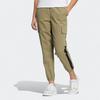 adidas Neo Colorblock Elastic Waist Jogger Pants Women Bottoms Khaki HE4483