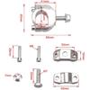 Motorradlenkererhöhung Motorrad 22mm 7/8'' Lenkererhöhungen Montagehalterung Klemme für CRF 50 Dirt Pit Bike Motocross Montagezubehör