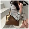 Vintage Style Large Capacity Tote Bag High Quality Faux Leather Shoulder Handbag for Women CLE