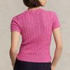 Polo Ralph Lauren SS23 Solid Color Casual Crew Neck Short Sleeve Knit Top Women Tops Pink WMPOSWENC020682-650
