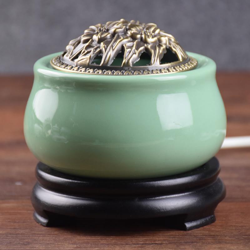 Adjustable Temperature Ceramic Incense Burner & Aroma Diffuser