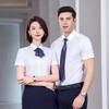 Teluoman Unisex 63% High Cotton Short Sleeve Business Casual Shirt