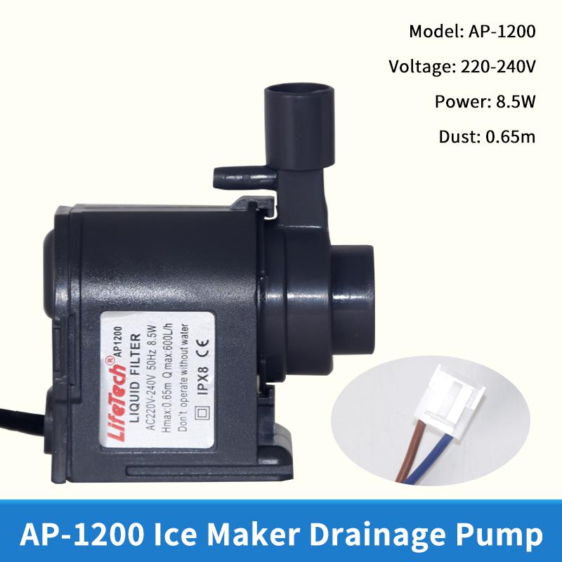 1 Pezzo 220V Hzb-50 60 80 Pompa Sommergibile Circolante Pompa per Macchina del Ghiaccio Pompa per Acqua Ap1200/Lh102 Per Wellcome Wotuolai Chigo Ice Bear