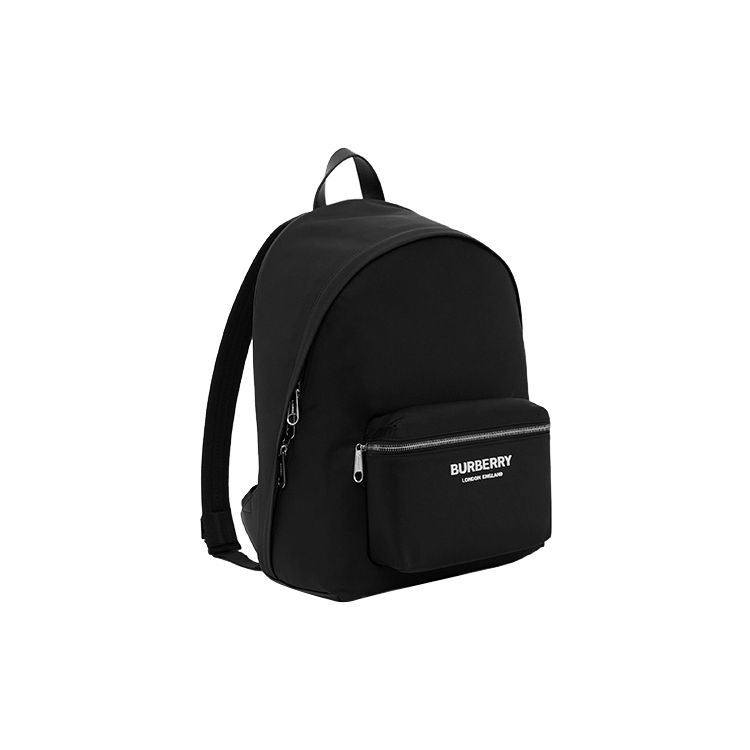 Burberry Nylon Backpack Black Lightweight Travel Rucksack School Bag with Multiple Pockets for Men Women Daily Commute 80634951