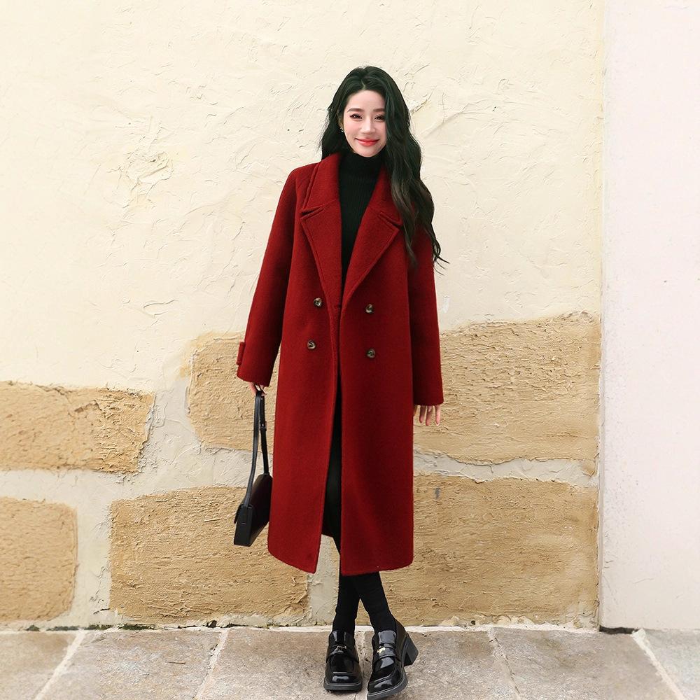 Women`s Plus Size Point Collar Long