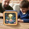 Puzzle 3D Lampka Nocna Puzzle 3D Drewniane Dla Dorosłych Rękodzieło DIY Dla Dorosłych Dekoracje/Prezenty Świąteczne Dla Rodziny I Przyjaciół