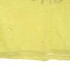 VINTAGE 80s Short sleeve T-shirt yellow Single stitch Men's Used