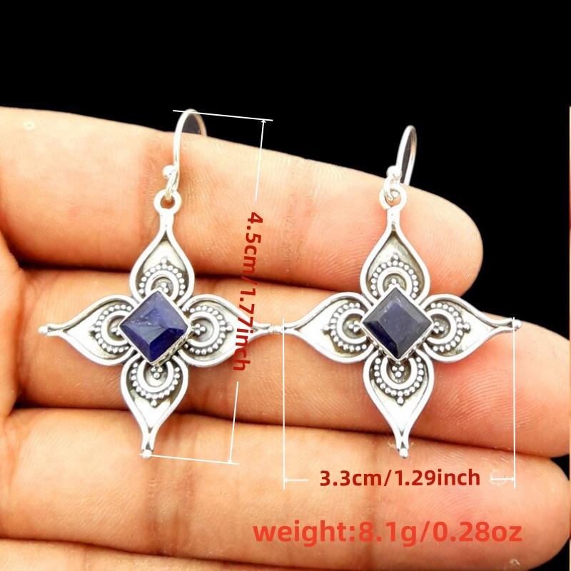 Vintage Classic Bohemian Flower Women's Charm Pendant Earrings Party Jewelry Gifts