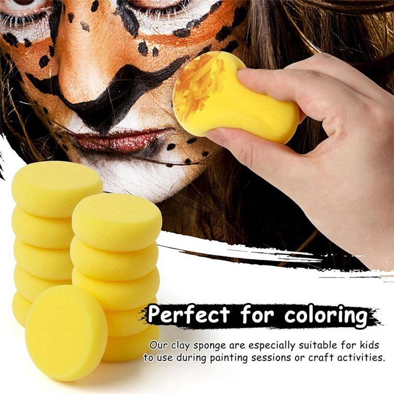 A60Z48 Pcs Synthetic Artist Sponges Watercolors Sponges For Painting, Ceramics, Potterymay