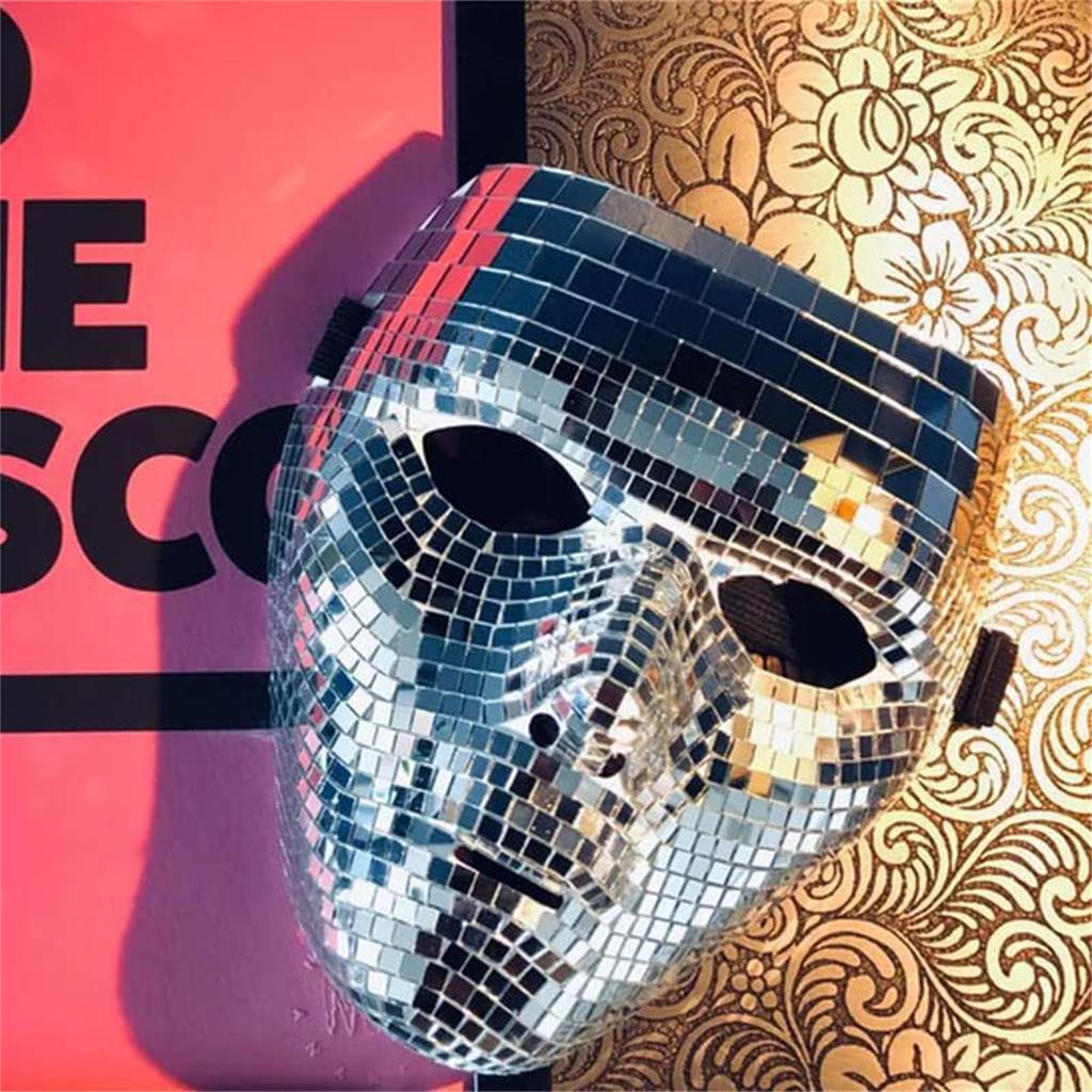 Ball Glitter Face Mask Festival Prop Household Decoration Supplies for Kid Girl Boys Party Background