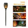 Garden Flickering Flame Solar Lights Led Outdoor Waterproof Lawn Lamps Gift