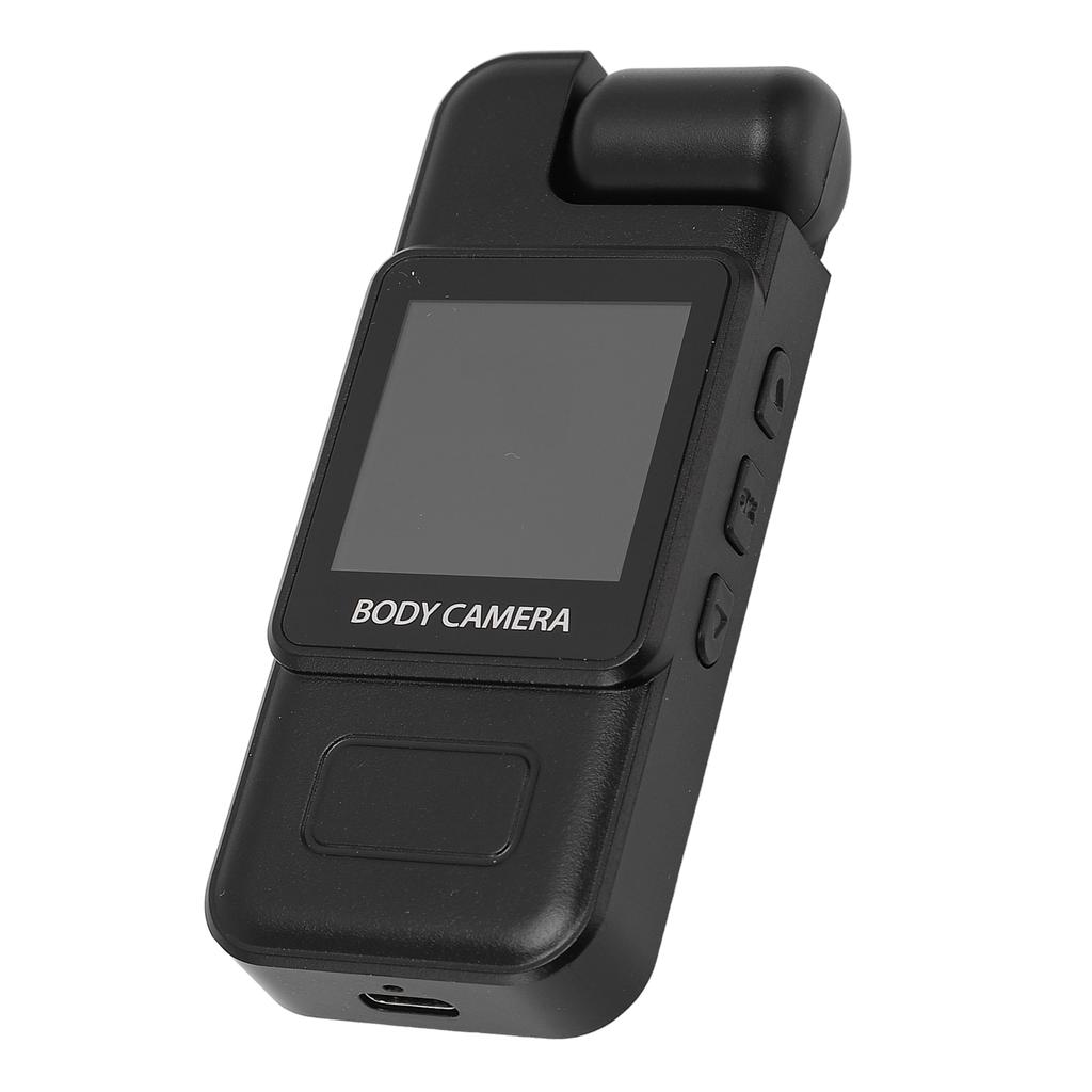 Body Video Recording Camera 4K Motion Detection 180° Rotatable Lens 1000mAH Wearable Camcorder for S