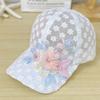 1PC Lace and Floral Baseball Cap for Women with Adjustable Hook-And-Loop Fastener and Sequins, Suitable for Parties and Outings