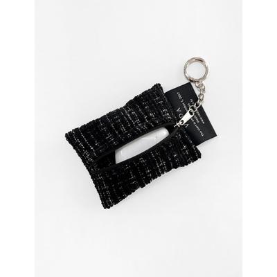 VEDA Pouch Mini Keyring [Tweed Black]