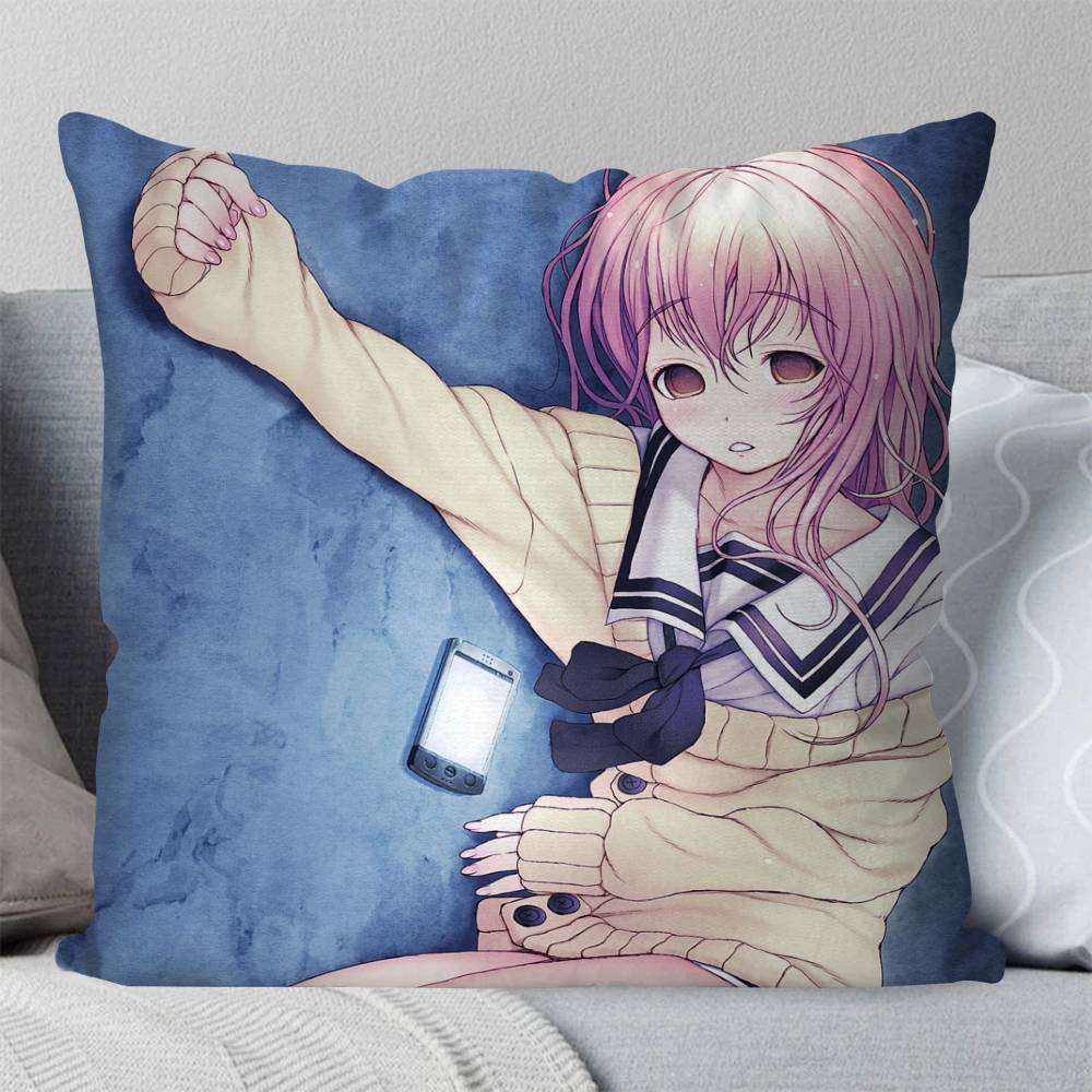 Manga Singer Super Sonico Pillow Case Fashion Square Pillowcase Bedroom Sofa Room Ins Decoration Leisure