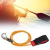 Elastic String Boating Kayak Paddle Safety Rod Leash with Carabiner for Paddling