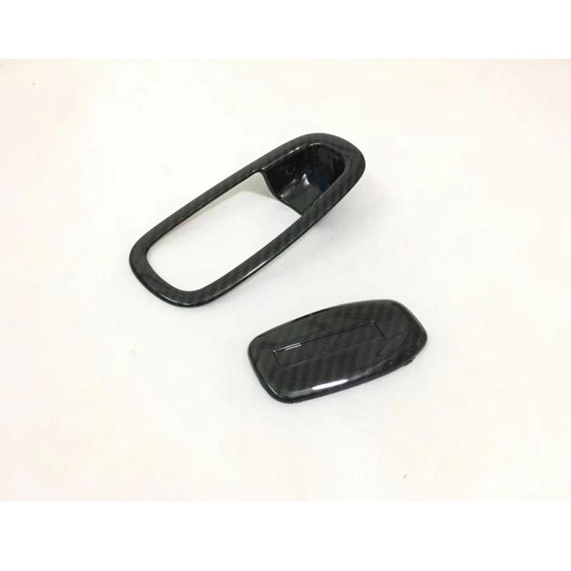 For Volvo XC60 2018    Car Cover Storage Armrest ABS Matte Co-Pilot Handle Bowl Glove Box Front Trim Lamp Panel 2pcs