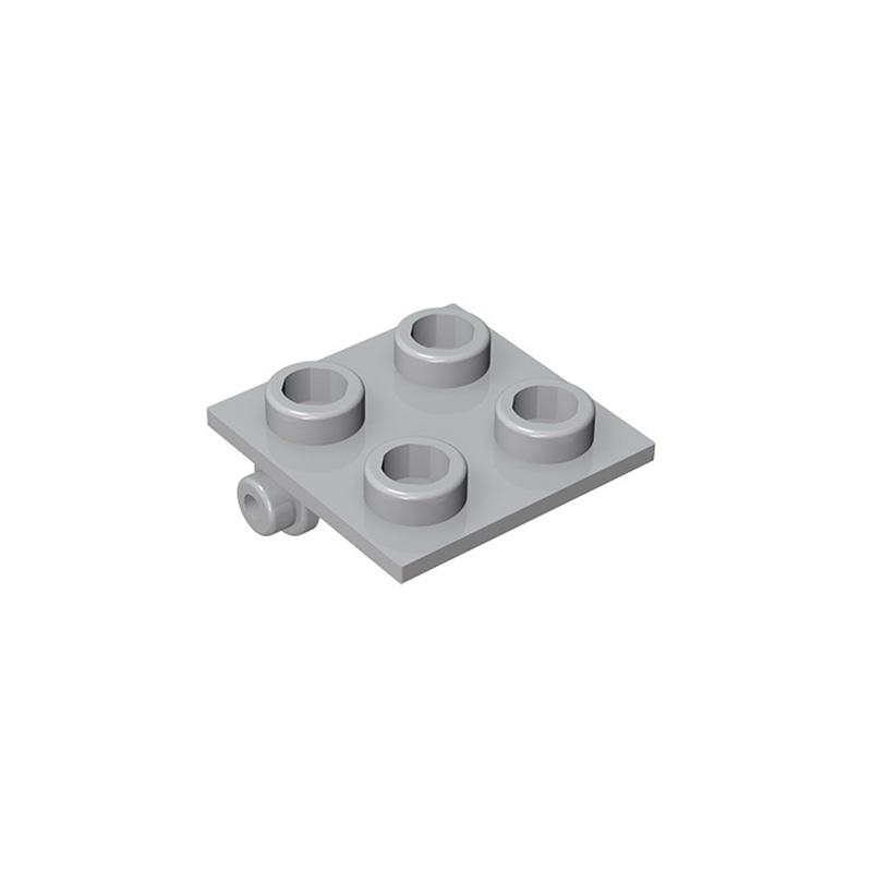 Non-Toxic Moc 10Pcs 6134 Hinge 2X2 Top Plate Building Blocks Board Panel Bricks Particle Puzzle Idea Diy Toys Children Birthday Kid Gifts