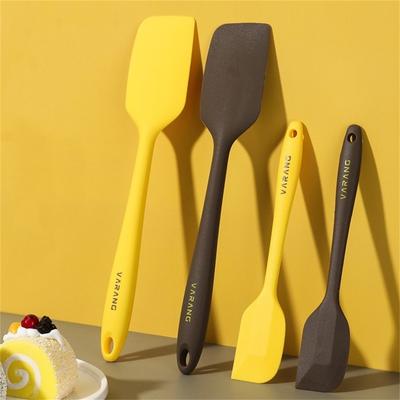 Grattoir à crème utile, Surface lisse antiadhésive, noyau en acier inoxydable, spatule à brosse à gâteau pratique
