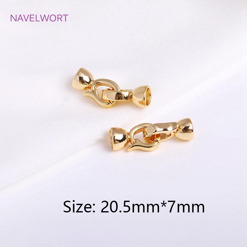 Trendy 18K Gold Plated Round Pearl Clasps Fastener For Bracelet Necklace Making Fittings,DIY Jewellery Making Supplies Wholesale