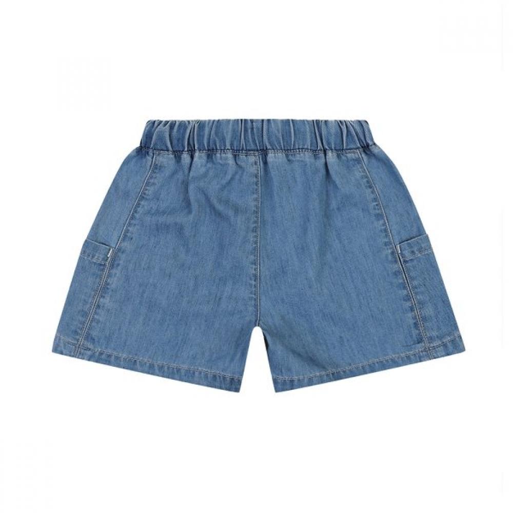 Kangol Kids Cool Denim Pocket Shorts Blue  Sb 2113 
