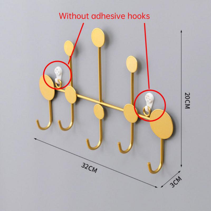Creative iron hook key xuan closed into the door of the door frame wall hanging hanger clothing shop wall decoration