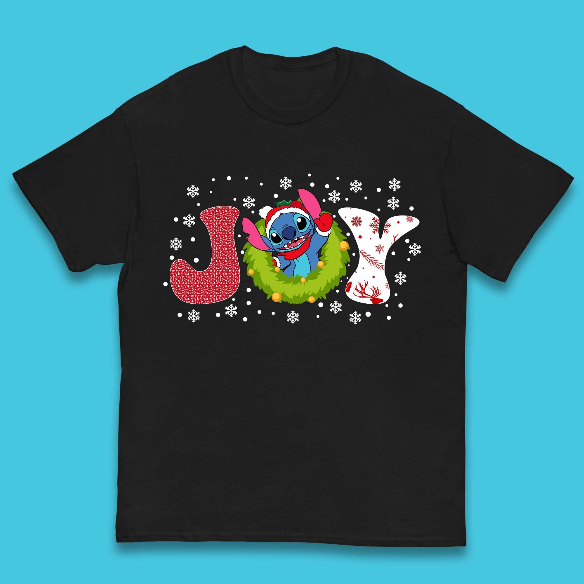Joy Stitch Christmas Kids T-Shirt 140