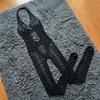 Hollow Women Underwear Socks Mesh Sleeveless Jumpsuits Lace Bodysuit Stocking  Valentine's Day Gift