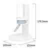 No Drip Water Bottle For Hamster-Guinea Pig-Adjustable Stand, Leak Proof Small Animal Water Dispenser White