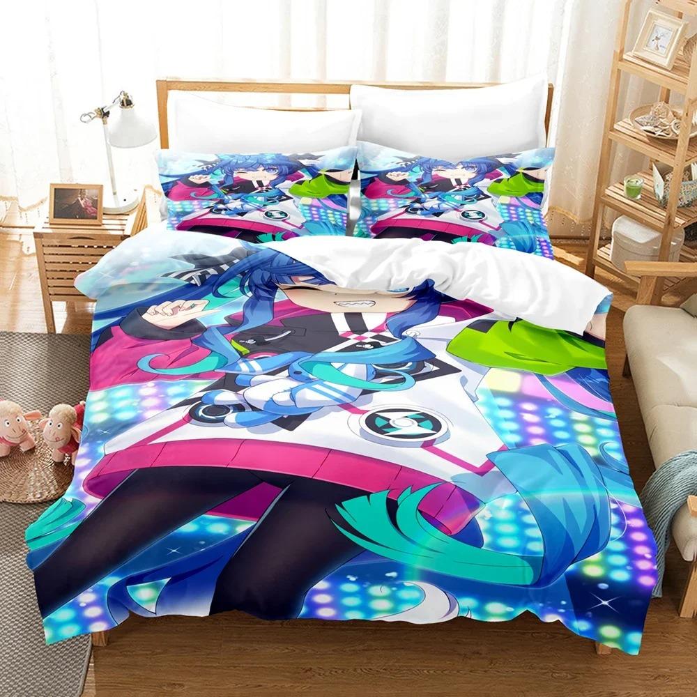 Pillowcase Twin Full Queen King Bedclothes Bed Linen with Fashion 3D The Uma Musume Pretty Derby Bedding Sets Duvet Cover Set Tool