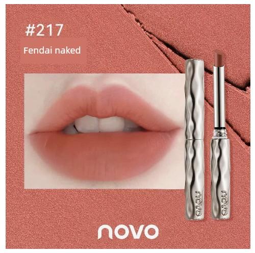 Novo Lipstick Recommended by Niche Brands Earthy Red-Brown, Vintage True Red, Deep Bean Paste Color, Vermilion Orange