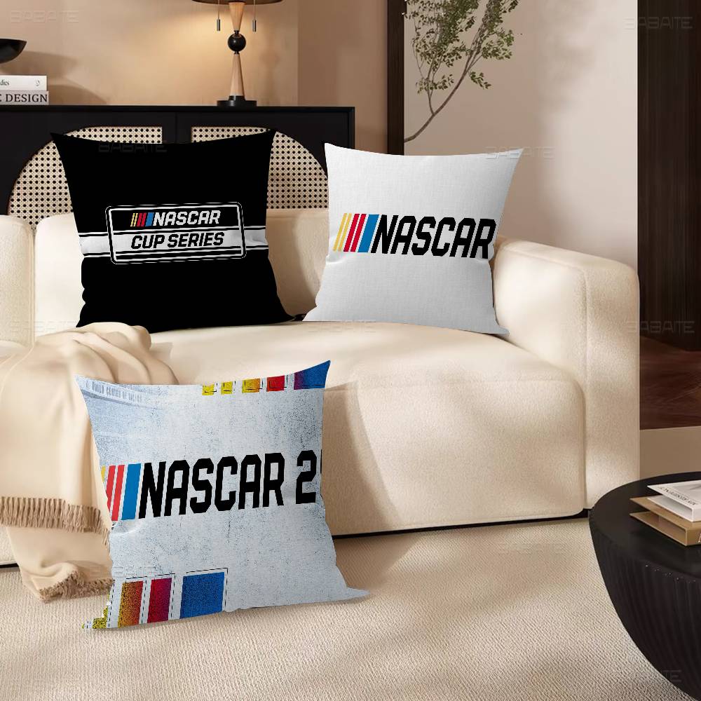 N-Nascars Racing Car Pillow Cover Design Cushion Cover Decor Holiday Decorati