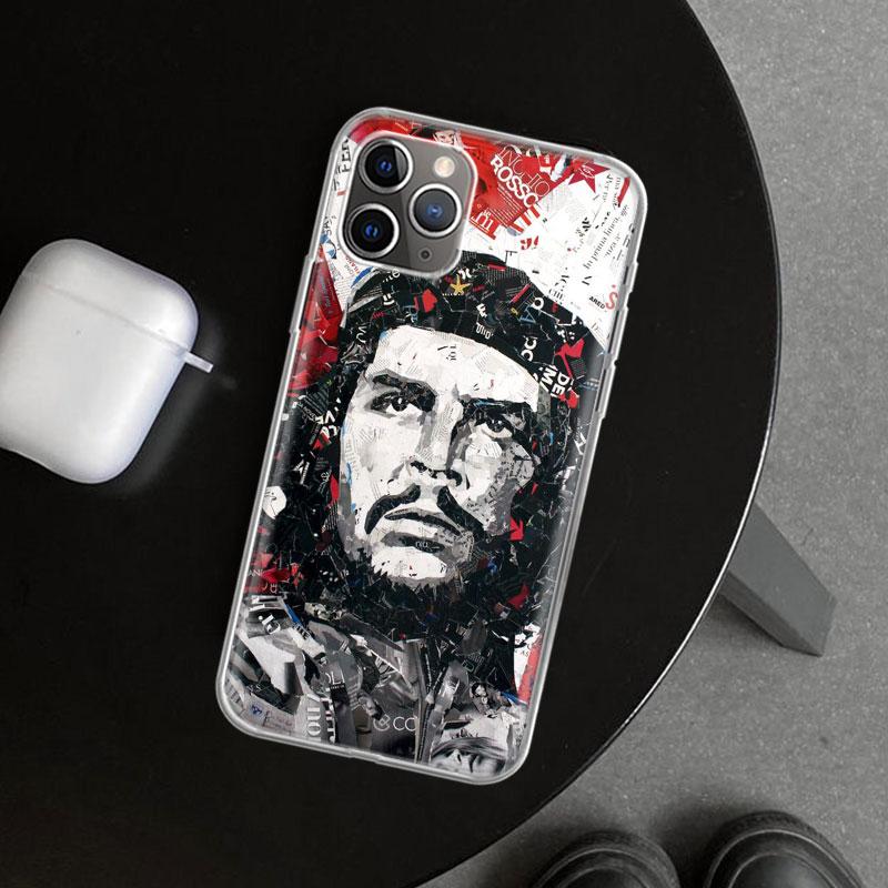 Che Guevara Cigarett Phone Case Cover for iPhone 11 12 13 Mini 14 15 Plus 16 Pro Max 17 Air 7 8 + SE Art Customized Fundas 11 12