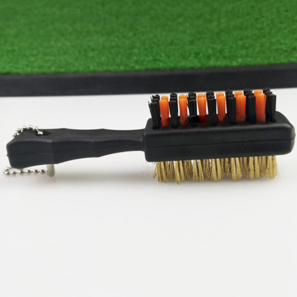 Portable Golf Club Brush Dual Sided Anti-oxidation Anti-rust Golf Putter Cleaning Brush Cleaning Tool