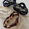 Clip Amber Plastic Hair Claw Wave Line Hair Clip Korean Style Headwear Female Hair Accessories
