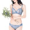 Wireless Bra and Panty Set Bra for Enhanced Cleavage Slender Look with a Shape Style Up Wireless Bra and Panty Grayish C65 [Flande Lingerie]