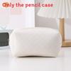 Korean Style Large Capacity Pencil Case With Velvet Material For Students And Office Use