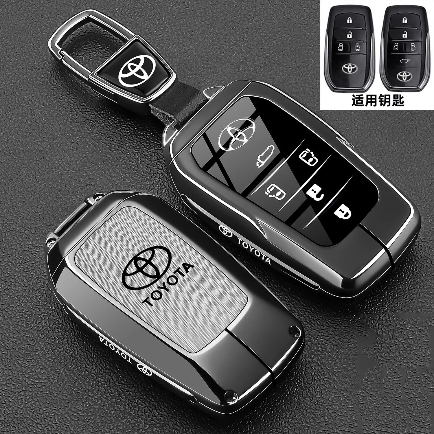 Toyota Sienna Key Cover 2026 Model Sena Grevia Car-Specific Premium Metal Protective Case with Snap Closure