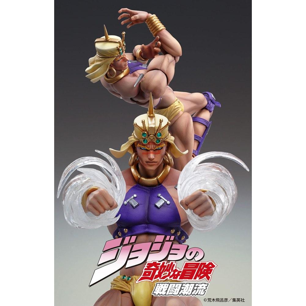 Medicos Entertainment Super Action Statue Wamuu JoJo's Bizarre Adventure Part 2 Battle Tendency 170mm PVC ABS Nylon Movable Figure