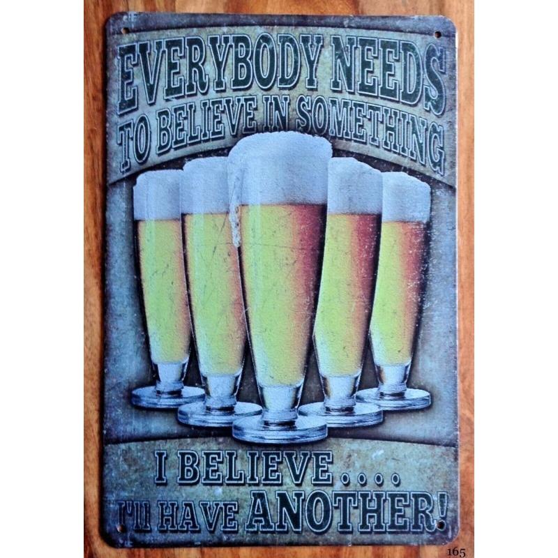 Vintage Metal Wall Decor for Kitchen Bar Cafe Interior