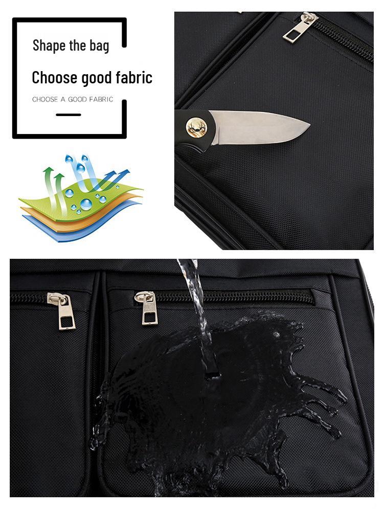 Men's 20" Oversized Waterproof Oxford Messenger Bag - Durable Business & Travel Briefcase