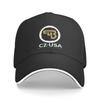 CZ-USA Logo Baseballkappen Hip Hop Waffen Sandwich Cap für Herren Damen Verstellbare Kopfbedeckung Outdoor