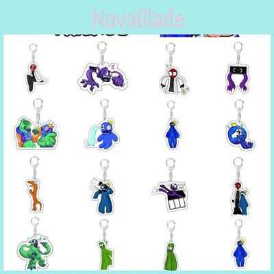 Rainbow Friends Of Roblox Acrylic Keychain Bag Pendant Double Sided Print