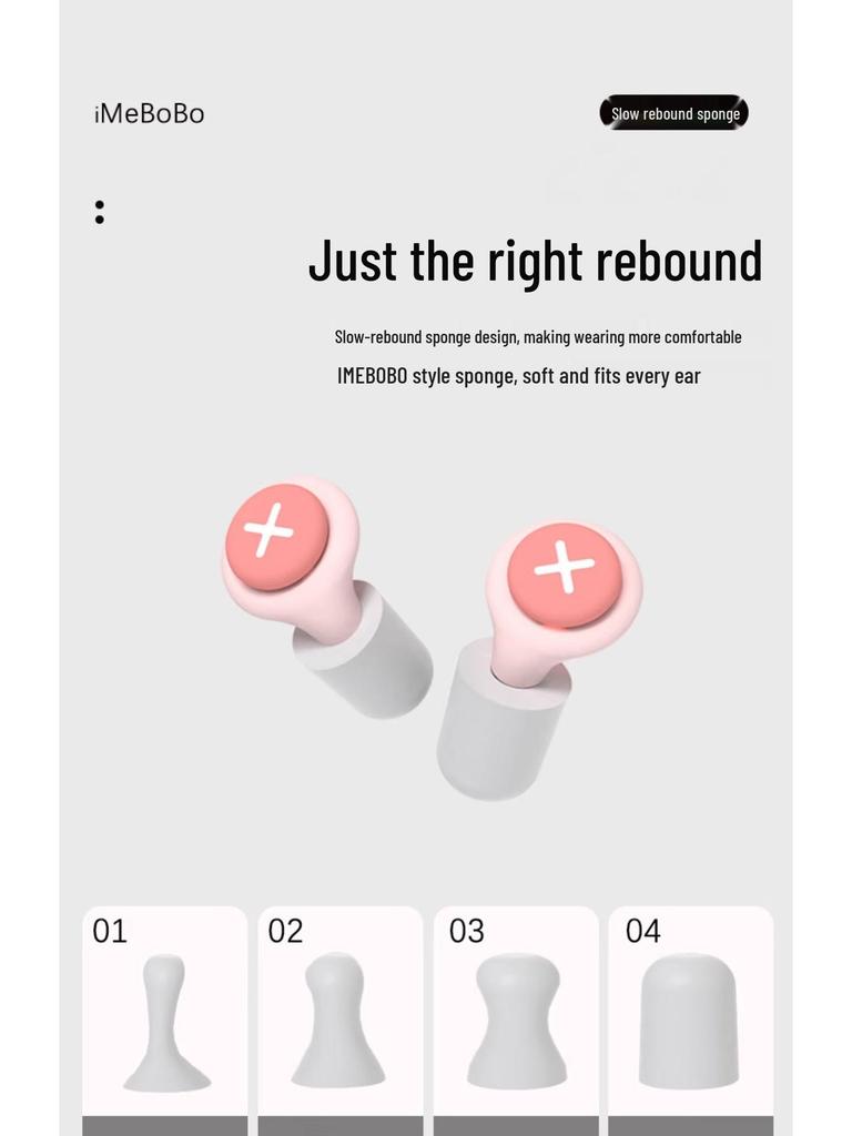 Soundproof Noise-Reducing Earplugs for Sleeping and Studying, Ideal for Snoring & Dormitory Use, Free Shipping