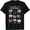 T-shirt Chaton Amoureux des Chats - Coupe Classique Col Rond Noir